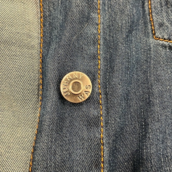 Johnny Was LOVE Rhinestone Jewel Jean Jacket - Picture 10 of 14